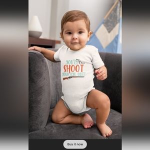 "You'll Shoot Your Eye Out" Christmas Onesies BNTW